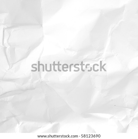 White Crumpled Paper Texture Background Stock Photo 11761252 - Shutterstock