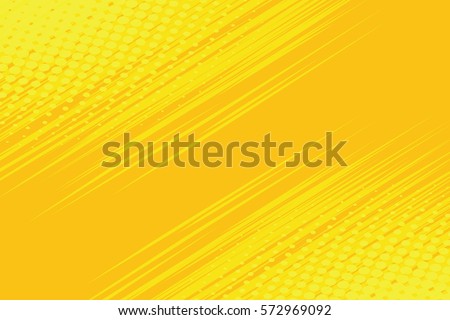 Yellow side hatch with halftone effect. Vintage pop art retro vector illustration Yellow side hatch with halftone effect. Vintage pop art retro vector illustration