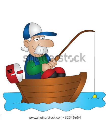 Cartoon fisherman Stock Photos, Images, & Pictures | Shutterstock