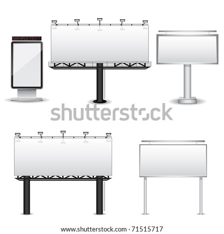 Billboard Sign Stock Vectors & Vector Clip Art | Shutterstock