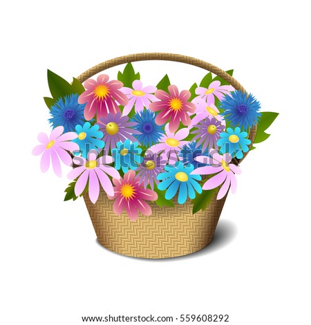 Floral Bouquet Jar Sketch Your Design Stock Vector 113410234 - Shutterstock