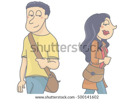 http://thumb9.shutterstock.com/display_pic_with_logo/3083138/500141602/stock-vector-man-and-woman-walking-by-looking-and-flirting-with-each-other-vector-cartoon-of-love-between-500141602.jpg
