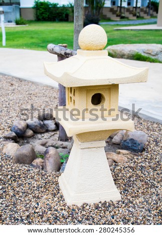 Stock Images similar to ID 35572555 - stone lantern in japanese...