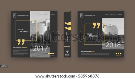 Abstract patch brochure cover design. Black info data banner frame. Techno title sheet model set. Modern vector front page art. Urban city blurb texture.Yellow citation figure icon. Ad flyer text font Abstract patch brochure cover design. Black info data banner frame. Techno title sheet model set. Modern vector front page art. Urban city blurb texture.Yellow citation figure icon. Ad flyer text font