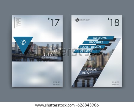 Abstract a4 brochure cover design. Templates for banner, business card, title sheet model set, flyer or ad text font. Modern vector front page art with urban city street texture. Triangle, lines icon Abstract a4 brochure cover design. Templates for banner, business card, title sheet model set, flyer or ad text font. Modern vector front page art with urban city street texture. Triangle, lines icon