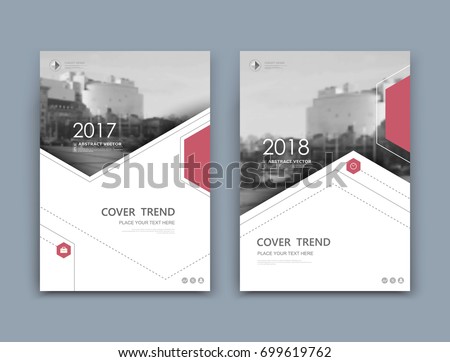 White business card mockup. A4 brochure cover design. Fancy info banner. Title sheet model set. Modern vector front page art. Urban city house texture. Red hexagon frame, logo icon. Ad flyer text font White business card mockup. A4 brochure cover design. Fancy info banner. Title sheet model set. Modern vector front page art. Urban city house texture. Red hexagon frame, logo icon. Ad flyer text font