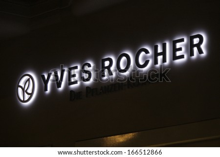  - stock-photo-november-berlin-logo-electronic-sign-for-yves-rocher-berlin-166512866