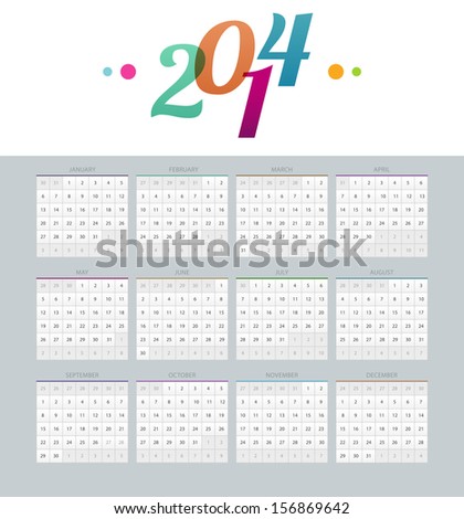 Calendar template Stock Photos, Illustrations, and Vector Art