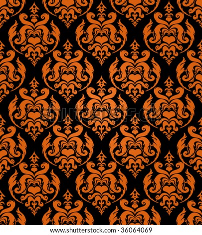 Seamless Halloween Background Stock Vector 36064069 - Shutterstock