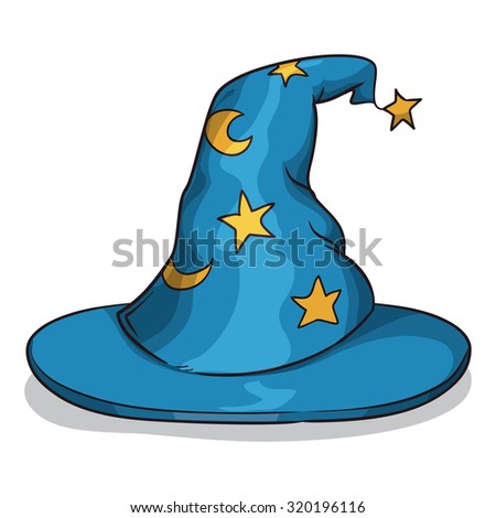 Wizards Hat Cartoon Stock Vector 63885283 - Shutterstock