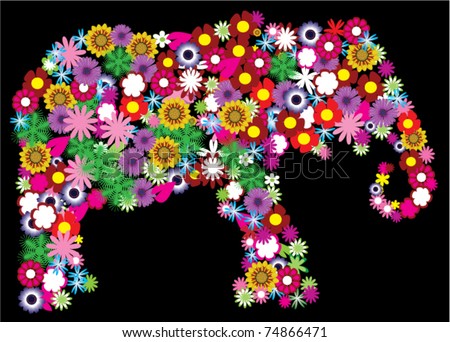 Colourful elephant Stock Photos, Images, & Pictures | Shutterstock