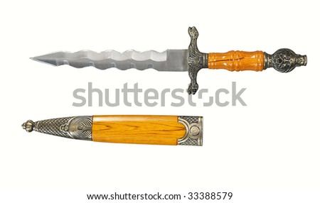 My Characters! - Page 3 Stock-photo-ancient-dagger-knife-with-case-isolated-on-white-33388579