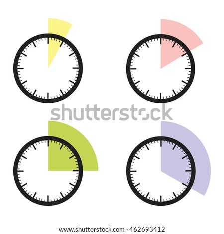 set a timer for five minutes