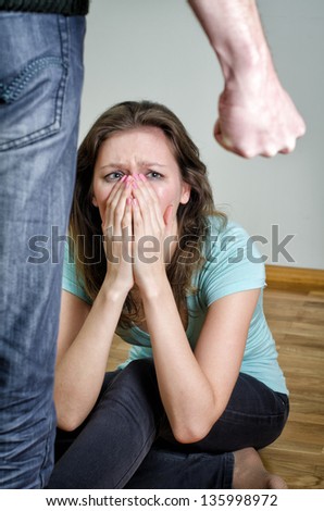 Woman anally fisting man gangbang