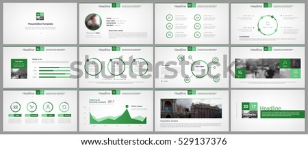 Green elements of infographics for presentations templates. Leaflet, Annual report, book cover design. Brochure, layout, Flyer layout template design. Vector Illustration. Green elements of infographics for presentations templates. Leaflet, Annual report, book cover design. Brochure, layout, Flyer layout template design. Vector Illustration.