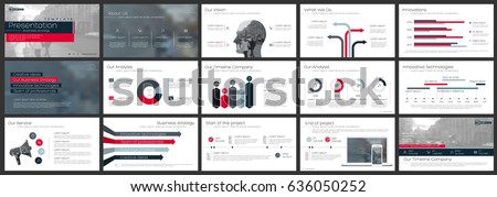 Red and gray elements of infographics on a white background. Use in presentation templates, flyer and leaflet, corporate report, marketing, advertising, annual report and banner. Red and gray elements of infographics on a white background. Use in presentation templates, flyer and leaflet, corporate report, marketing, advertising, annual report and banner.