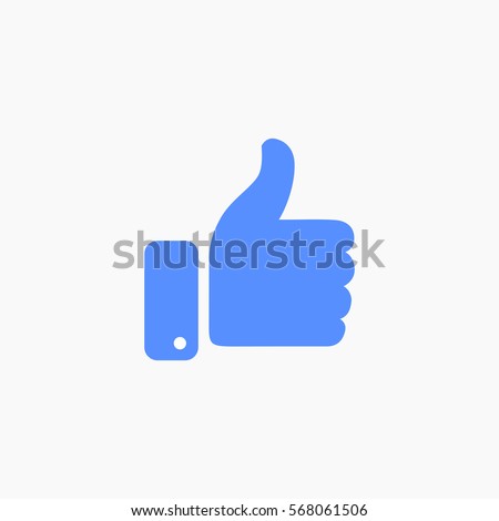 Thumb up symbol, finger up icon vector illustration. Like sign. Thumb up symbol, finger up icon vector illustration. Like sign.
