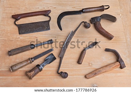 Old Woodworking Hand Tools