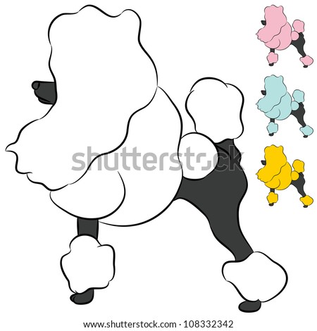 Cute cartoon poodle puppy Stock Photos, Images, & Pictures | Shutterstock