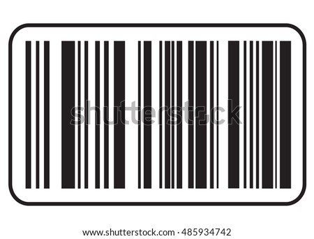 Empty Bar Code Over White Background Stock Illustration 33270256