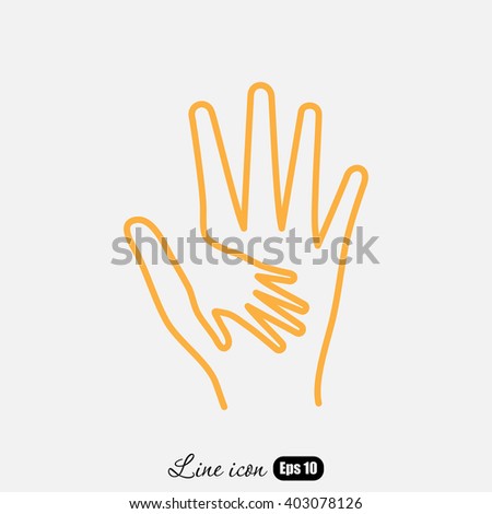 Stock Images similar to ID 49351240 - helping hands. abstract...