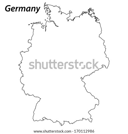 Germany outline Stock Photos, Images, & Pictures | Shutterstock