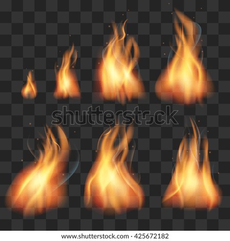 Realistic fire animation sprites flames vector set. Realistic creative hot fire and inferno explosion fire illustration - stock vector Realistic fire animation sprites flames vector set. Realistic creative hot fire and inferno explosion fire illustration - stock vector