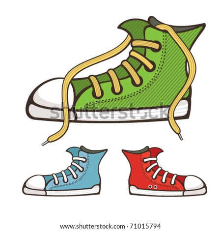 Cartoon Sneakers Stock Photos, Images, & Pictures | Shutterstock