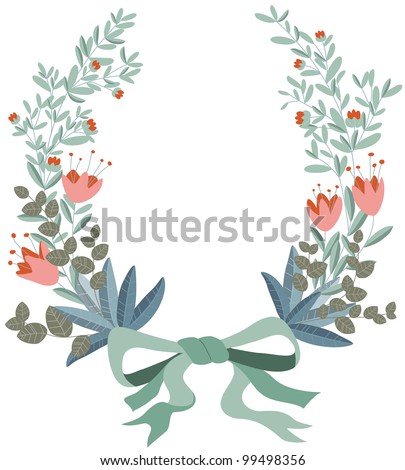 Flower Wreath Stock Photos, Royalty-Free Images & Vectors - Shutterstock