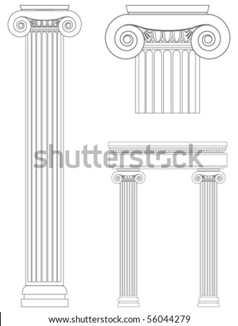 Roman Column Vector Stock Photos, Images, & Pictures | Shutterstock