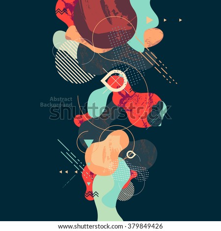 Abstract modern geometric background - stock vector Abstract modern geometric background - stock vector