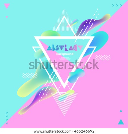 Abstract bright geometric background - stock vector Abstract bright geometric background - stock vector