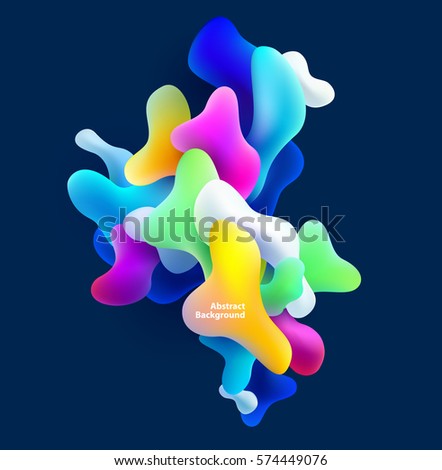 Abstract colorful shapes. Vector background Abstract colorful shapes. Vector background