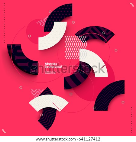 Abstract modern geometric background Abstract modern geometric background