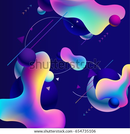 Plastic colorful shapes. Abstract background Plastic colorful shapes. Abstract background