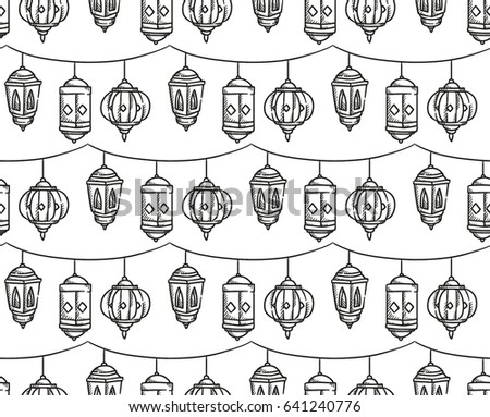 Islamic doodle background, suitable for ramadan or Eid al fitr Islamic doodle background, suitable for ramadan or Eid al fitr