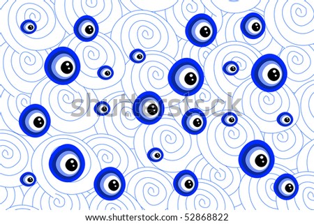 Evil Eye Wallpaper Stock Illustration 65144062 - Shutterstock