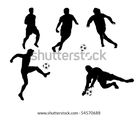 Running People Silhouettes Stock Vector 13273321 - Shutterstock