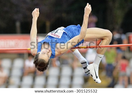 turin italy july athletics jump italian during marco perform nebiolo championships primo stadium shutterstock barbieri diego portfolio