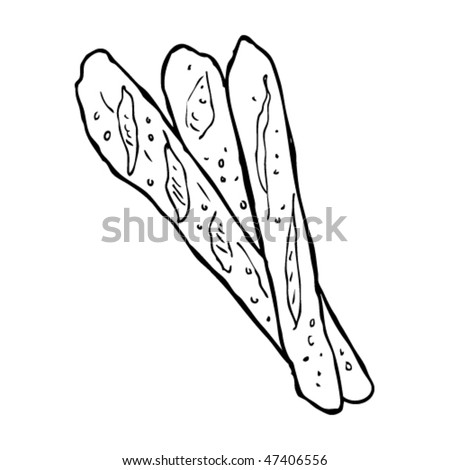 Stock Images similar to ID 47405872 - drawing of a loaf of bread