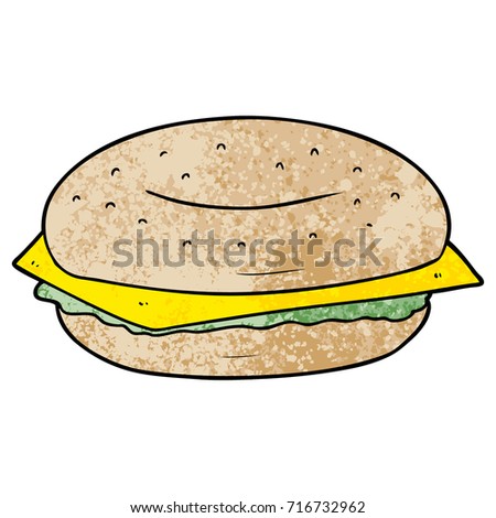 Quirky Ink Drawing Bagel Stock Vector 46960339 - Shutterstock