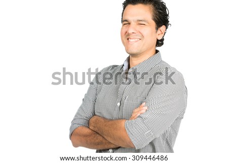 guy wearing collared shirt