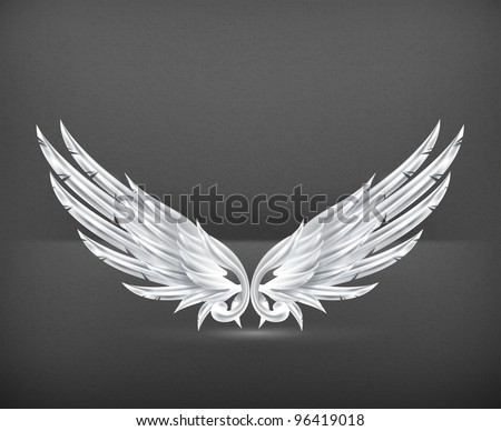 Wings Black Eps10 Stock Vector 67628920 - Shutterstock