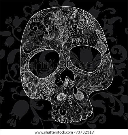 Lace Skull Stock Photos, Images, & Pictures 