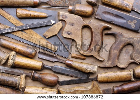 old woodworking tools