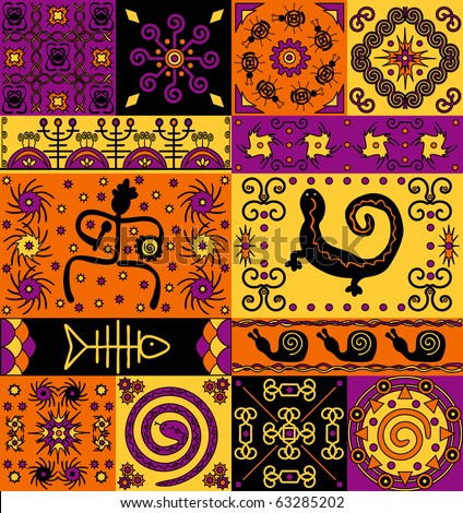 African Ornament Stock Vector 80253220 - Shutterstock