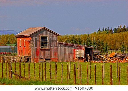 Derelict Old Shed Stock Photos, Illustrations, and Vector Art