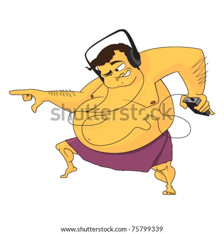 Fat Man Dancing Stock Photos, Images, & Pictures | Shutterstock