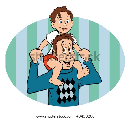 Father and son cartoons Stock Photos, Images, & Pictures | Shutterstock