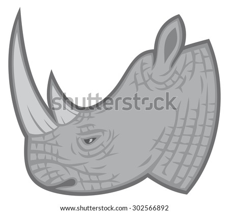 Rhino head Stock Photos, Images, & Pictures | Shutterstock